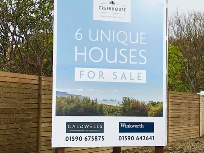 Creekhouse Development Sign