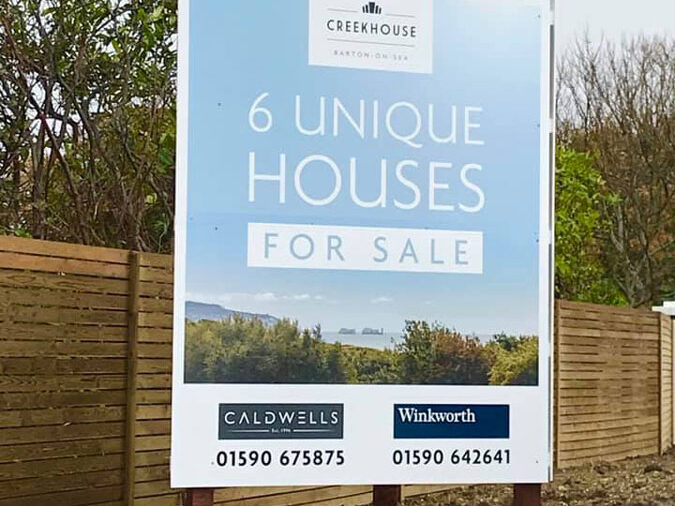 Creekhouse Development Sign