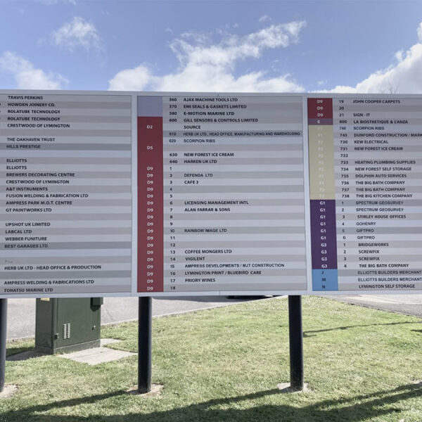 Ampress Park Signage