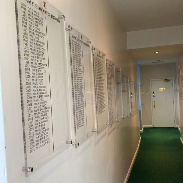 Trophy Honours Boards