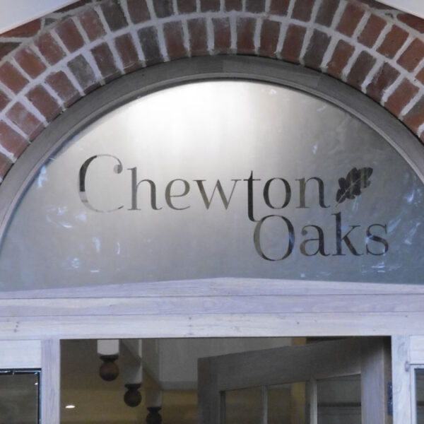 Chewton Oaks Window Graphics Chewton Oaks Window Graphics