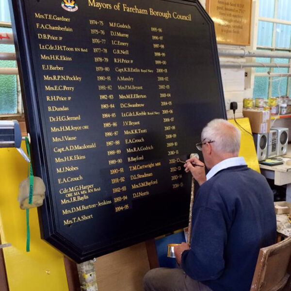 Mayors of Fareham Honours Board