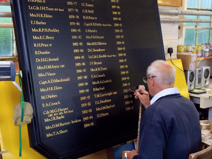 Mayors of Fareham Honours Board