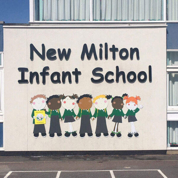 New Milton Infant School Signage