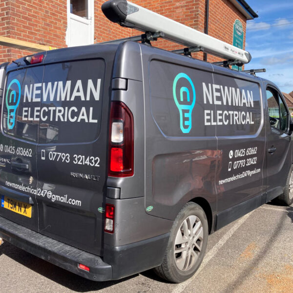 Newman Electrical Vechicle Graphics