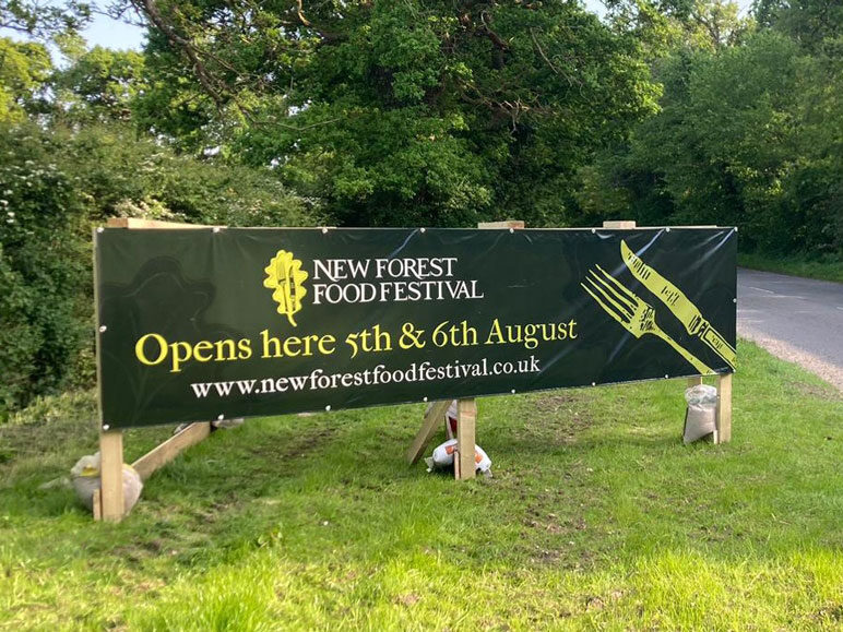 New Forest Food Festival Banner