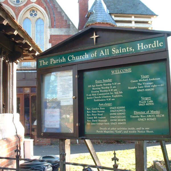 Hordle Church Signage
