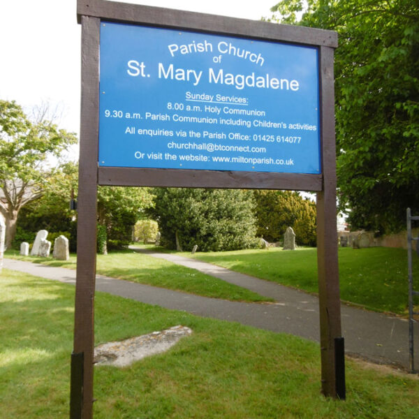 St Mary Magdalene Church Signage