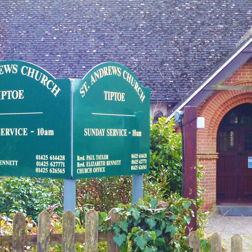 St Andrews Church Signage
